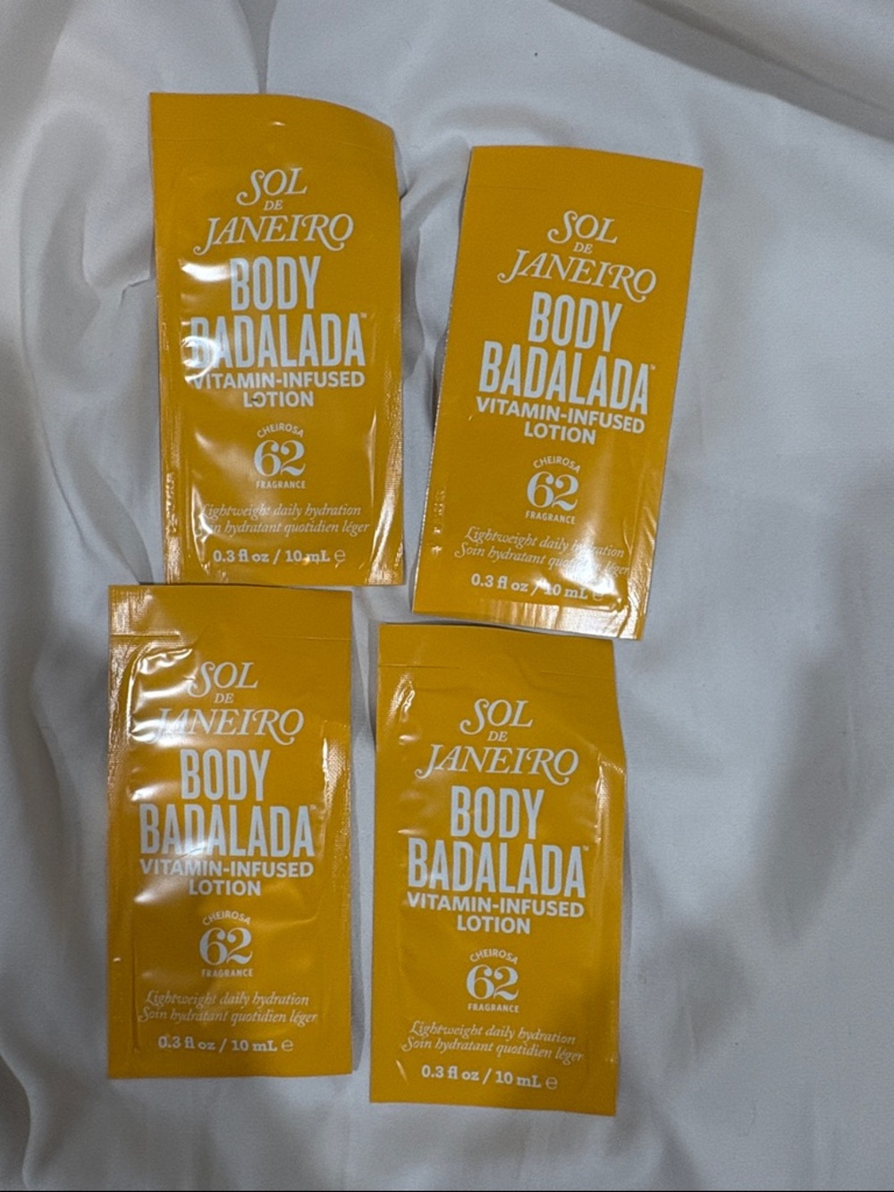 Sol de Janeiro Body Badalada Vitamin-Infused Lotion Samples, 4 pieces